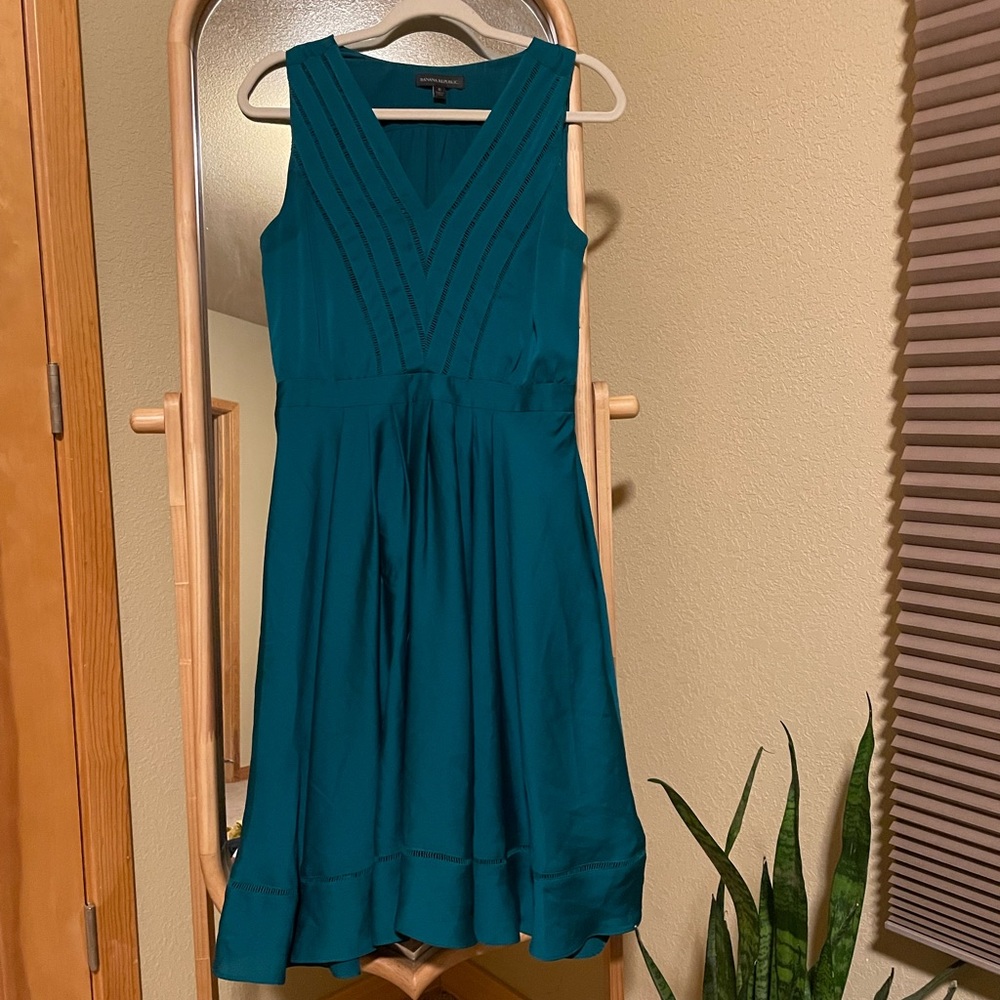Emerald green dress
